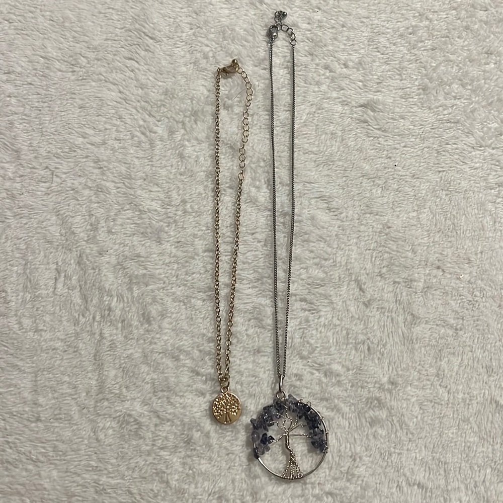 2 Tree of Life Necklaces